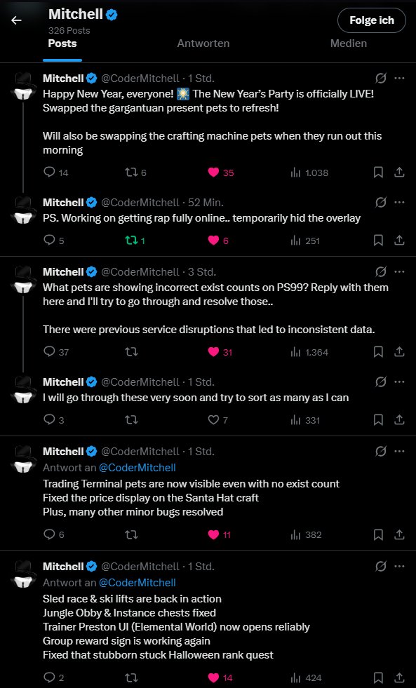 Can we appreciate <a href="/CoderMitchell/">Mitchell</a>'s damn effort over the past weeks for a moment???? He keeps the game alive! One man army! 🫶🏽 EVEN RAP IS FINALLY GETTING FIXED!!!!!