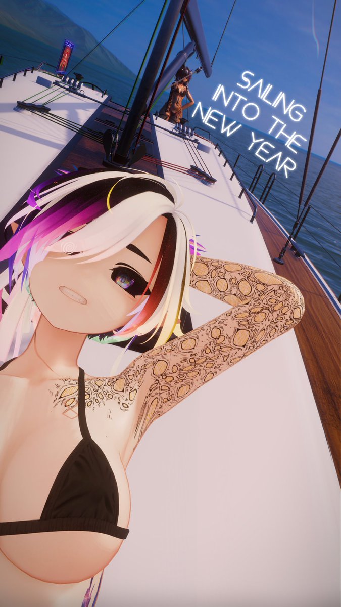 HAPPY NEW YEARS🎉🎉🎉
Hope all of you have a lovely time~

Featuring the ever so lovely <a href="/ImpersENVT/">Impers!【ENVTuber】</a> 
#VRChat #VRChatPhotography