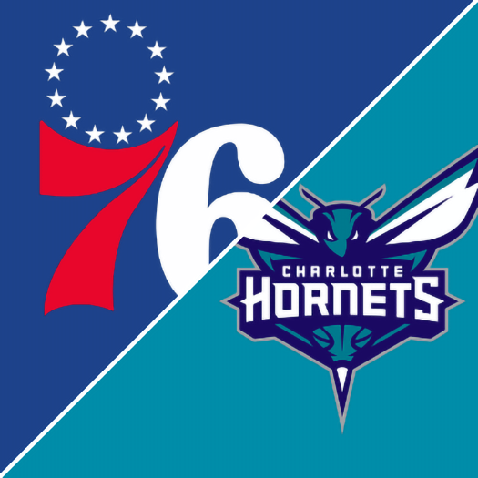 IT'S GAME DAY!

Philadelphia 76ers 🆚 Charlotte Hornets

🕕 6 PM ET | 📺 <a href="/FDSN_Hornets/">Hornets On FanDuel Sports Network</a> <a href="/wsoctv/">WSOCTV</a> | 📻 <a href="/wfnz/">Sports Radio WFNZ</a>