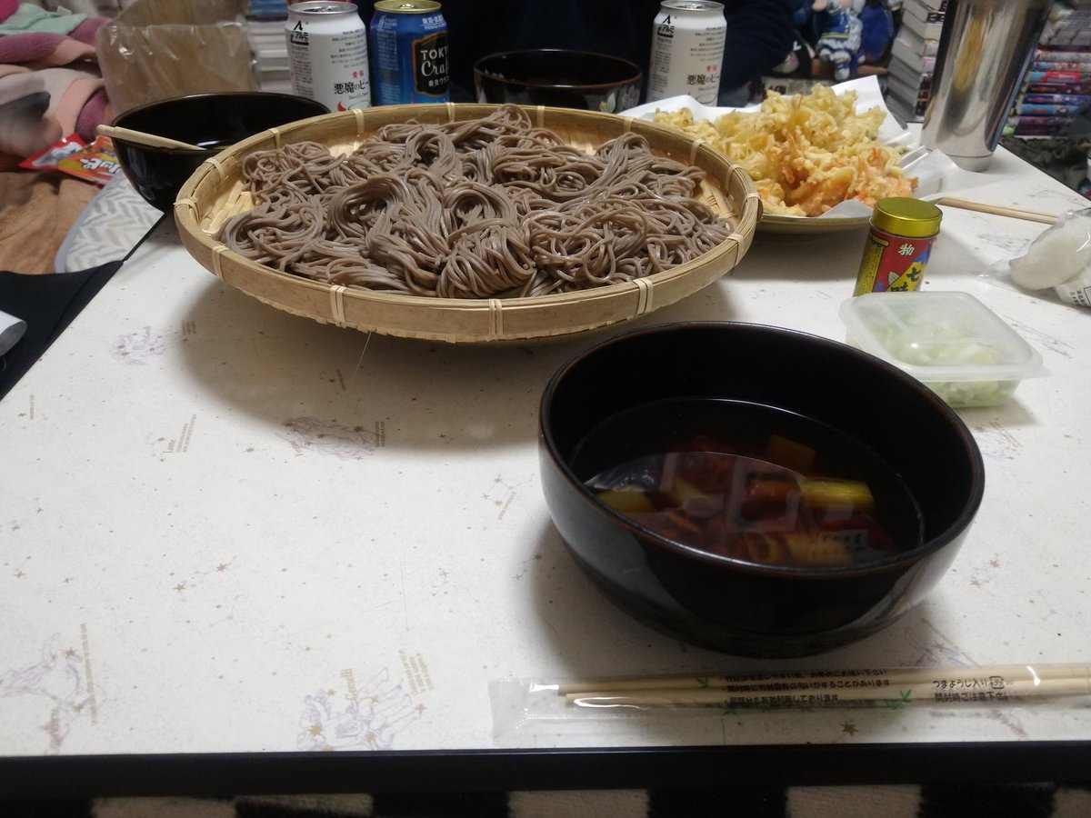 今年も年越し蕎麦で年越ししてます