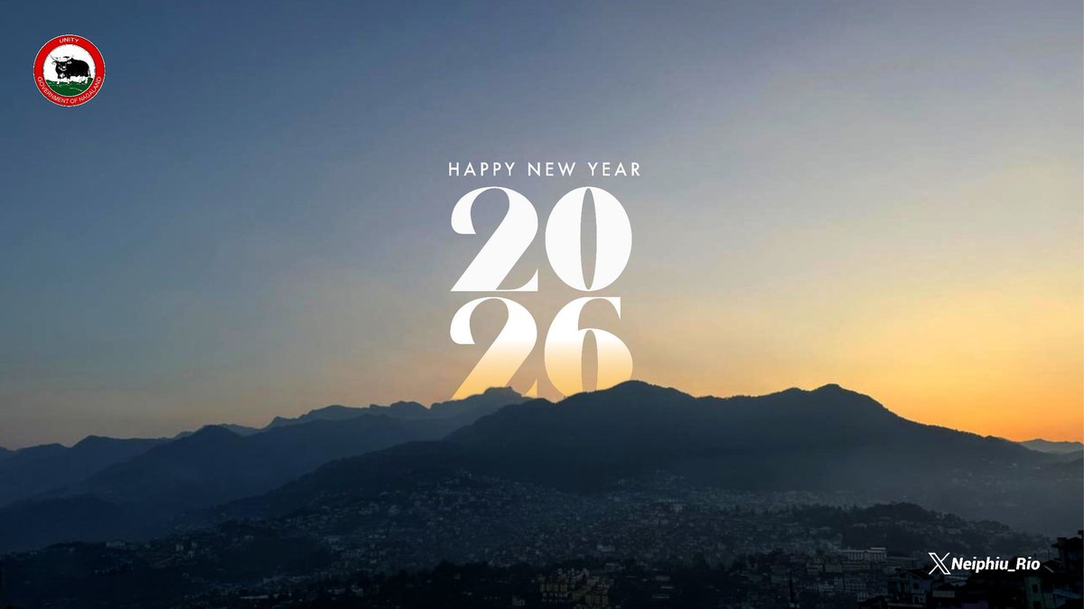 As the New Year dawns, may it bring good health, peace, and renewed hope. May the year ahead open new possibilities and be marked by progress and meaningful achievements. Wishing everyone a year to be lived with purpose and blessings.  #HappyNewYear2026