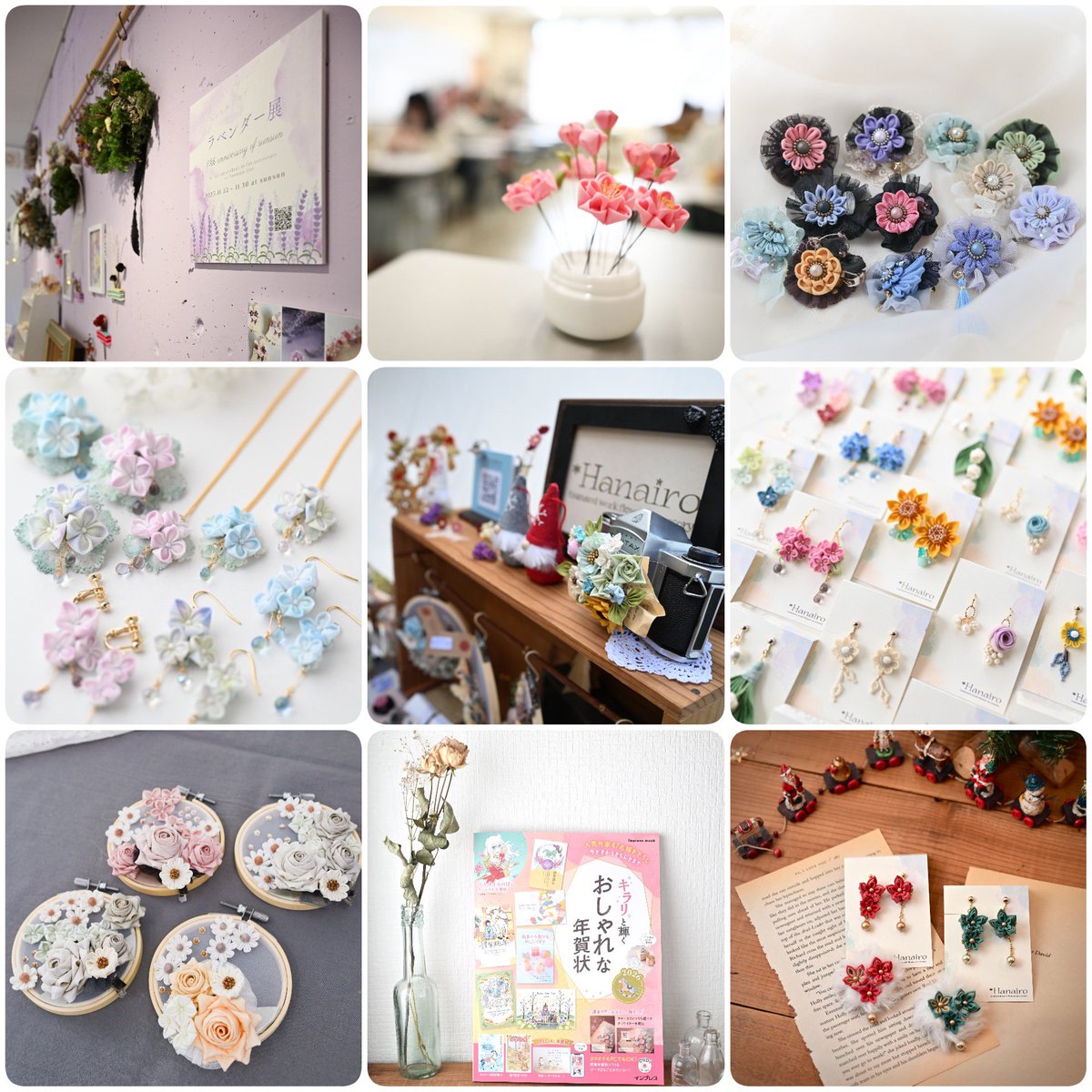 *Hanairo つまみ細工 tweet media