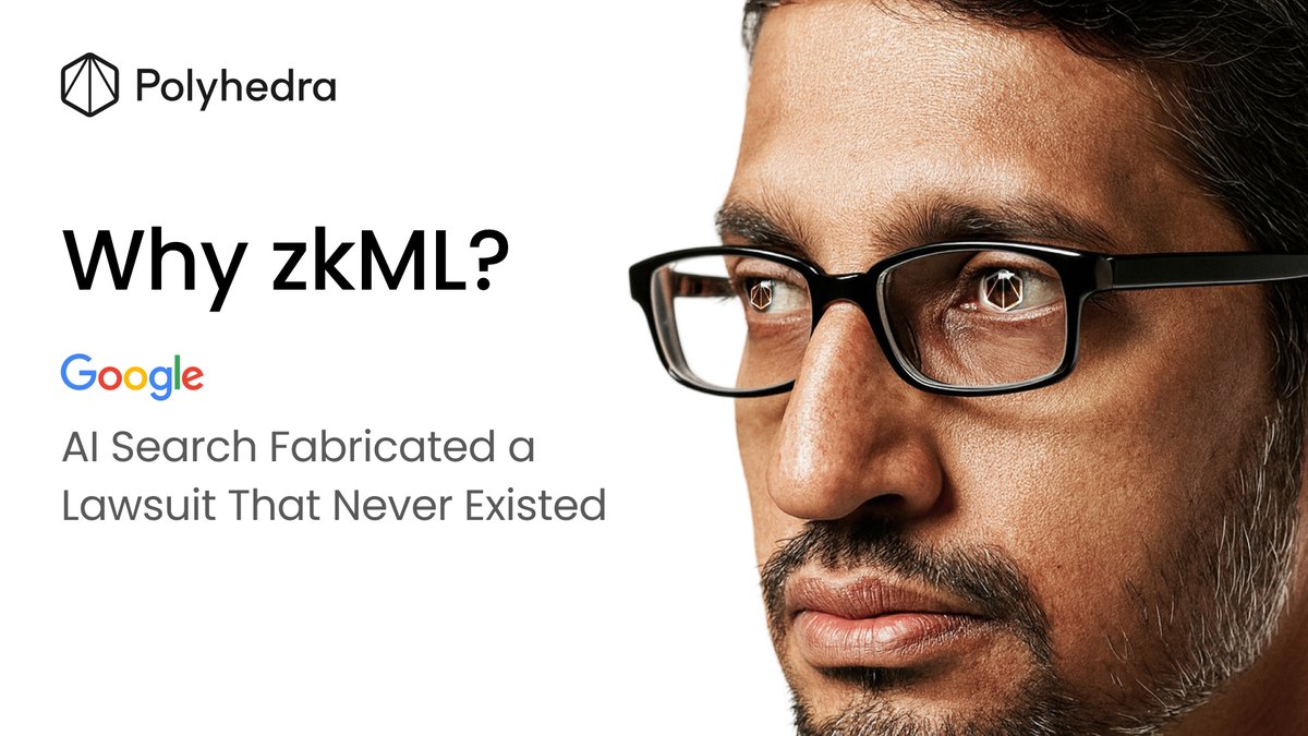 Google’s AI search summaries fabricated a lawsuit  and the error persisted for months.
The issue wasn’t polish. It was opacity.
zkML fixes this by proving:
✔️ Which model made the claim
✔️ Which evidence contributed
✔️ Whether reasoning followed constraints