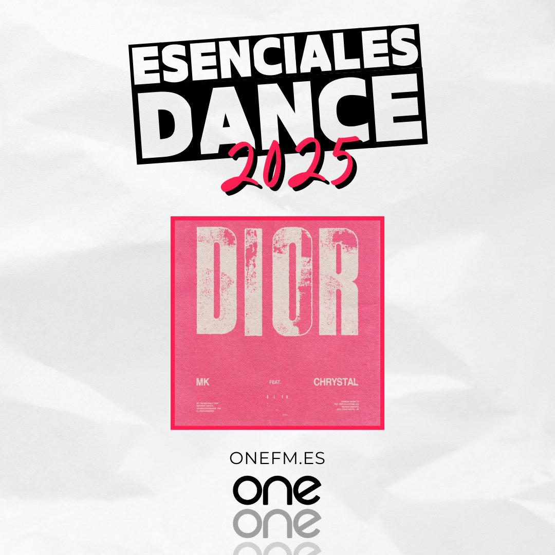 🚨 #ONAIR 🚨

#EsencialesDance2025

7⃣
<a href="/MarcKinchen/">MK (Marc Kinchen)</a> #Chrystal 
#Dior

¡Sigue el tracklist puesto a puesto!

📻 101.9 (Villanueva de la Jara)
🛜 onefm.es
❤️ <a href="/onefm_es/">ONE FM</a>
🎙️ <a href="/charlyygarcia_/">𝘾𝘼𝙍𝙇𝙊𝙎 𝙂𝘼𝙍𝘾𝙄𝘼</a>