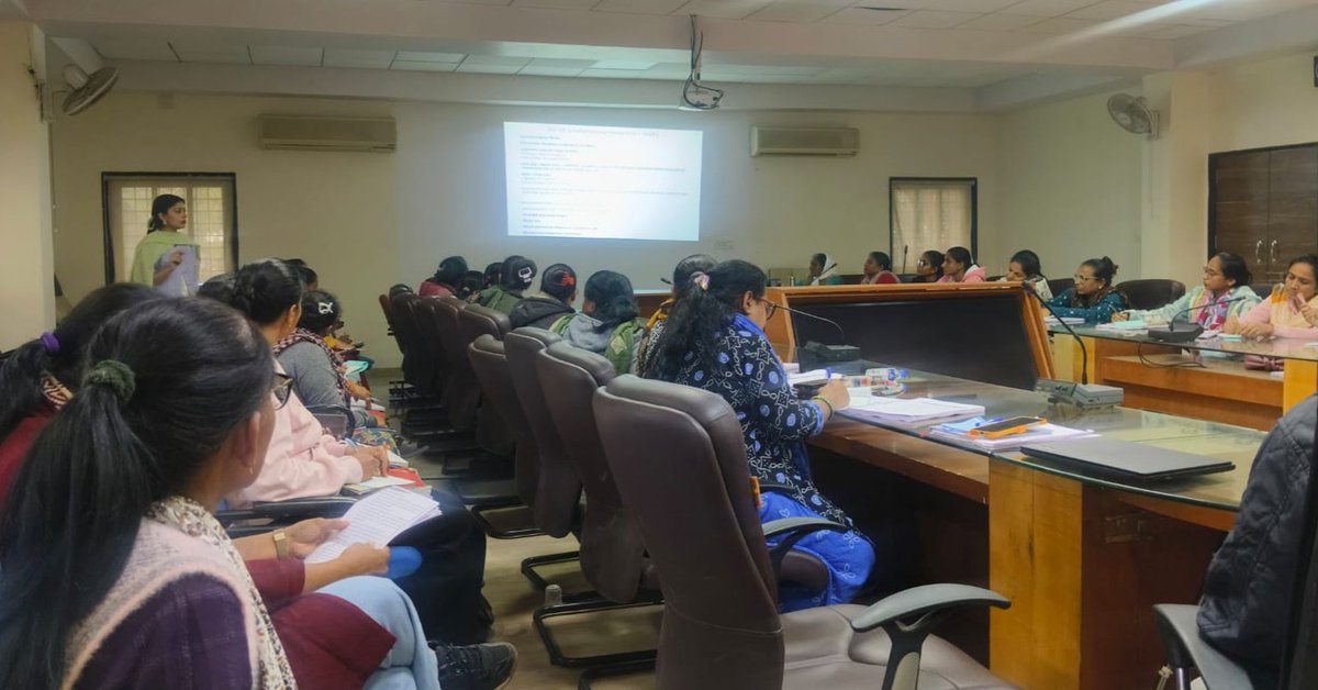 જિલ્લા કક્ષાએ IYCN ની તાલીમ મા હાજરી આપી. કુપોષણ અટકાવવા માટે જતન કાર્યક્રમ અંતર્ગત ખાસ EGF વિશે માર્ગદર્શન FHW ને આપ્યું.
<a href="/CMOGuj/">CMO Gujarat</a> 
<a href="/GujPRHDept/">Panchayat, Rural Housing & Rural Dev. Department</a> 
<a href="/HealthDeptGuj/">Health Department Gujarat</a> 
<a href="/CollectorMeh/">Collector Mehsana</a> 
<a href="/infomahesanagog/">Info Mahesana GoG</a>