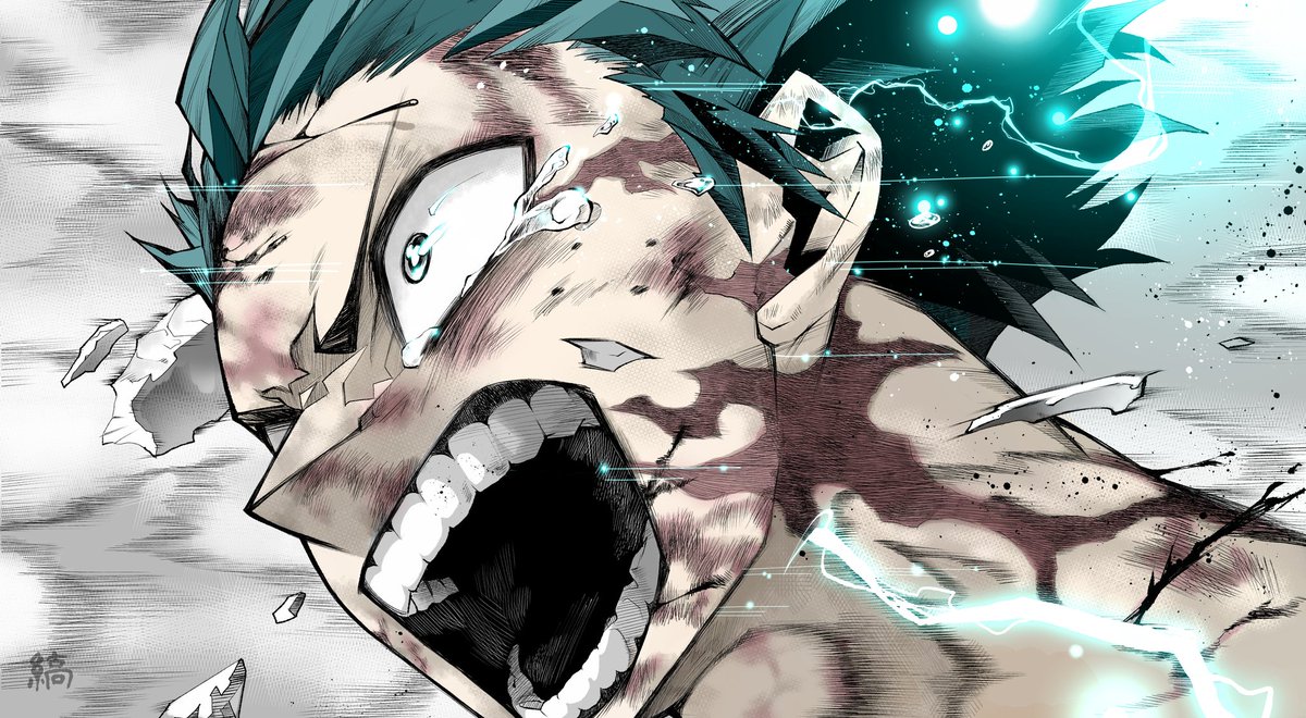 Jun31334's tweet image. #2025年自分が選ぶ今年の4枚
諸事情で2年程ペンを置き､6月に本アカを開設し半年…ヒロアカ､楽しく描かせて頂いてます！新しい年も宜しくお願い致します！