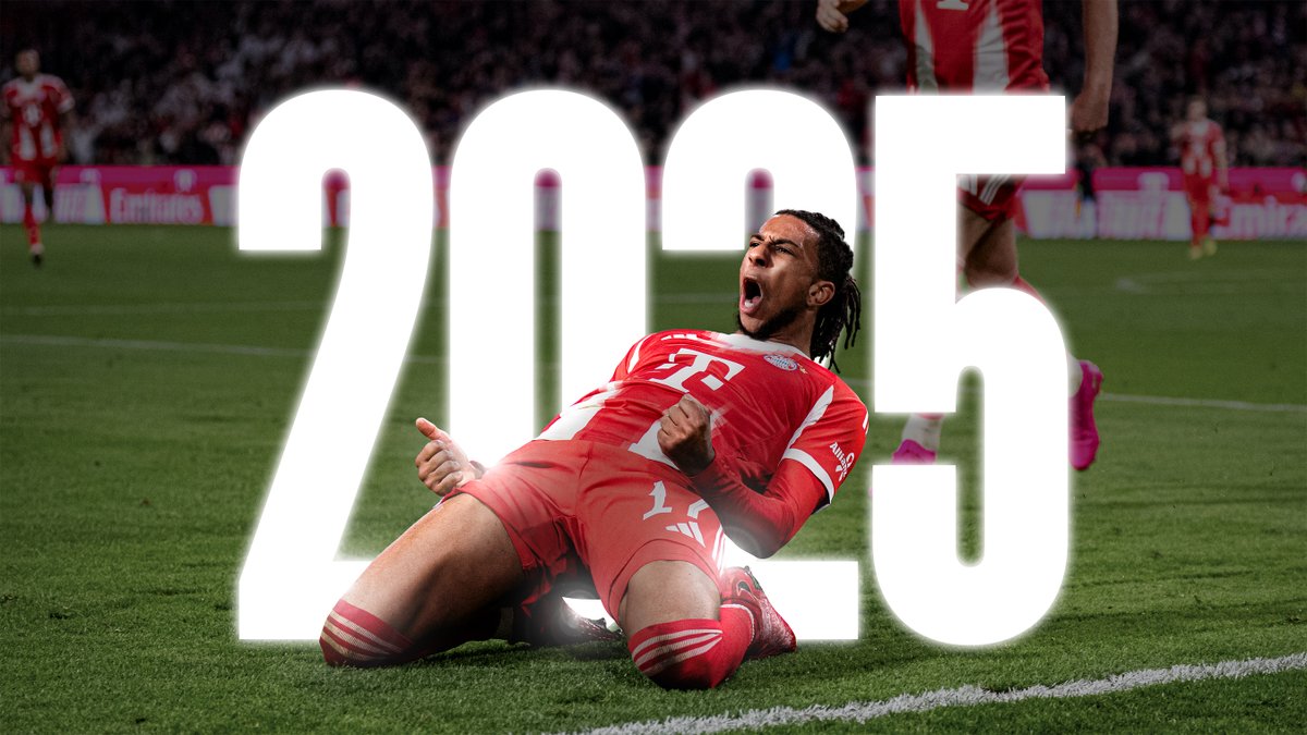 Wir blicken gemeinsam zurück auf ein erfolgreiches Jahr 2025 🔴⚪️

🎬Die besten 𝐓𝐨𝐫𝐞 &amp; 𝐌𝐨𝐦𝐞𝐧𝐭𝐞 des FC Bayern in 2025 seht ihr hier: youtu.be/pSoPDLYId2g 🔙