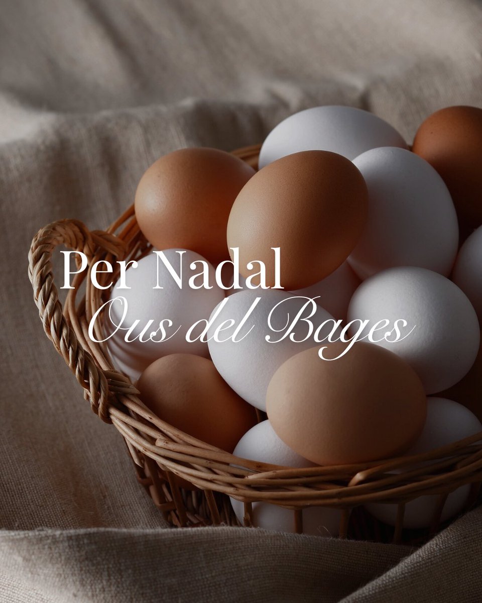 RebostBages's tweet photo. 🐔 Als àpats de Nadal no hi poden faltar uns bons ous de proximitat. Una proteïna saludable, nutritiva i tan versàtil que ens acompanya de l’inici al final del menú.

🥚 Descobriu els productors del Bages a https://t.co/SnDflTgxZK

#RebostDelBages @productesterra @bcnmoltmes https://t.co/YtgpCOrl6w