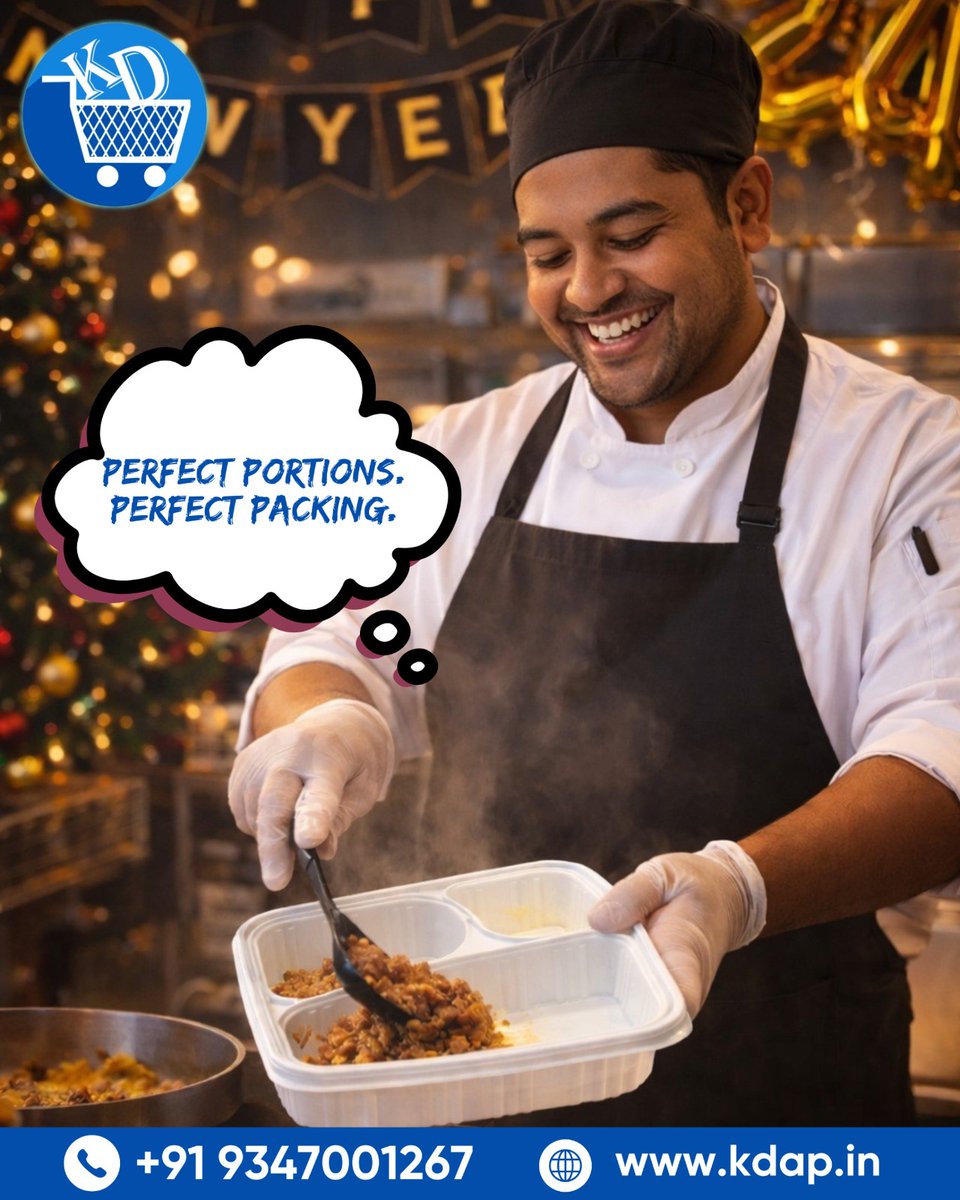 Kdap_in's tweet photo. From strong foil containers to perfectly portioned meal boxes, our packaging keeps food hot, fresh, and full of taste—just the way it’s meant to be served.

📍 Outlets: Begum Bazar | Moosapet | KPHB
📞 Call / WhatsApp: +91 93470 01267
🌐 Website: https://t.co/9fubqbpHJn https://t.co/CN793OiVze