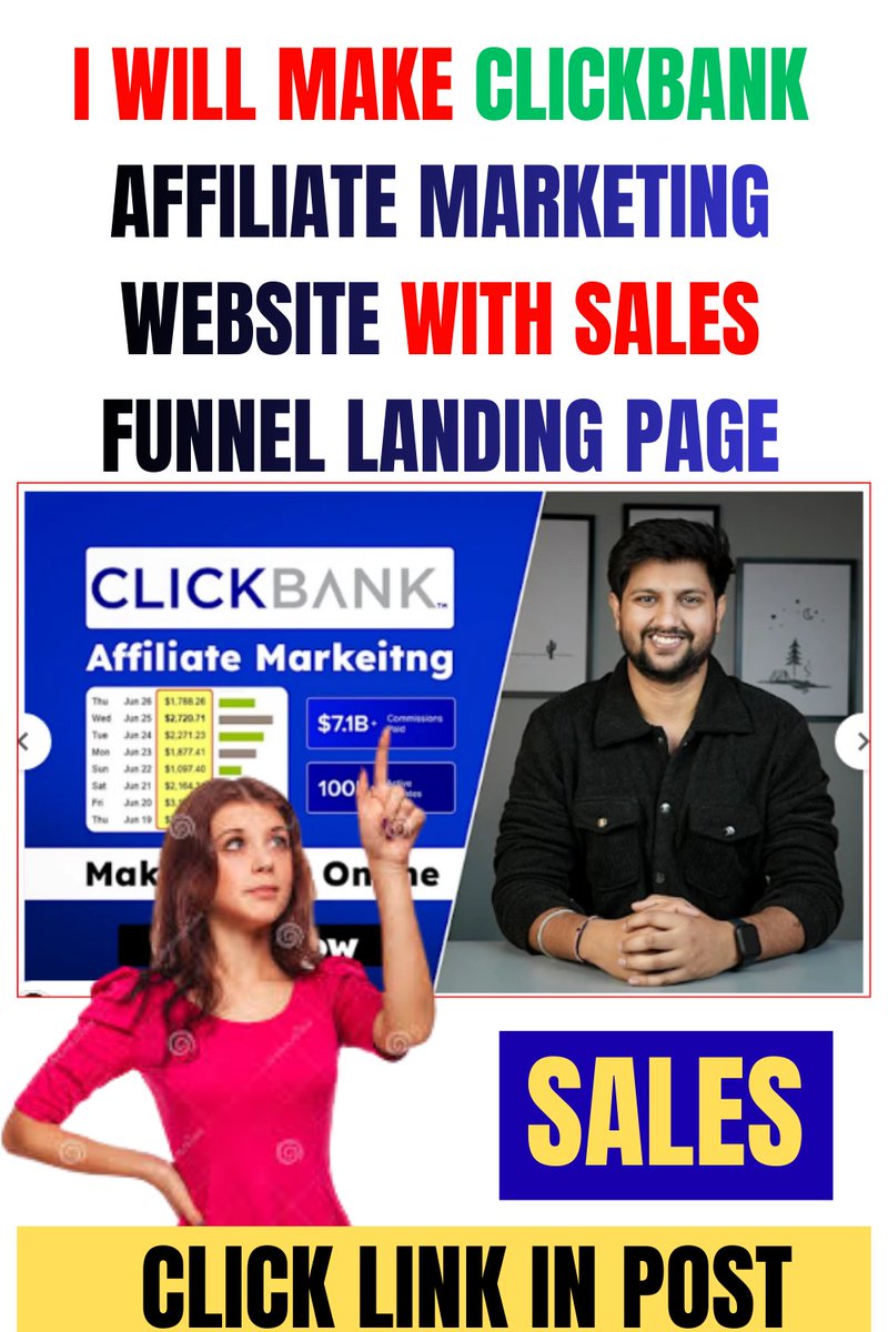PRapidement's tweet photo. I will make clickbank affiliate marketing website with sales funnel landing page

Clickbank Affiliate Marketing Website Sales Funnel Landing Page With Autoblog To Make Money Online!
#clickbank
#clickbank promotion
#marketing
>>> Click the link below 
https://t.co/okX8OWRfxb https://t.co/L378LroJqg