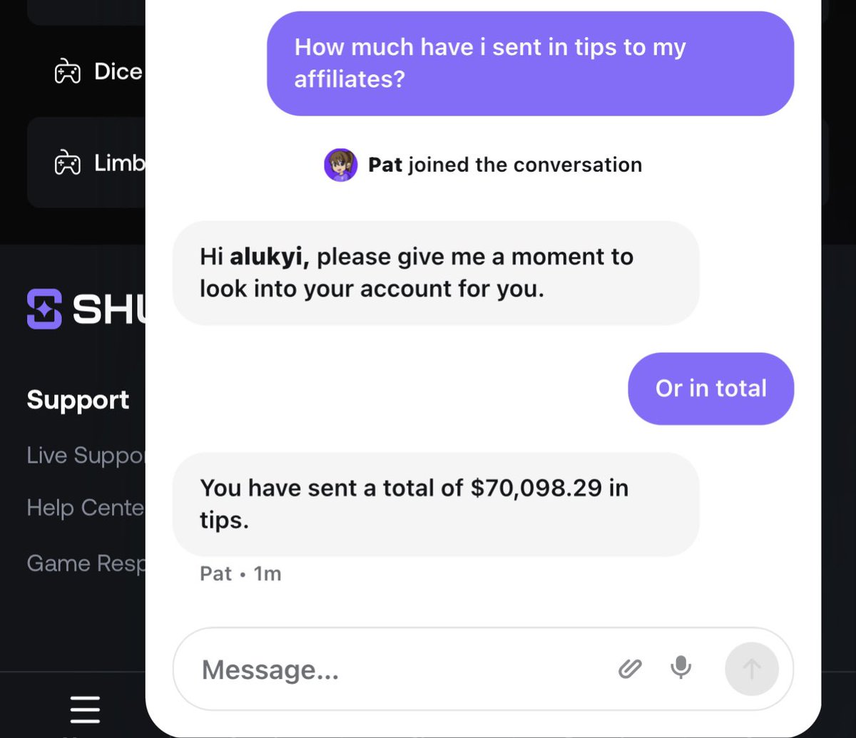 In the span of 4 months, I’ve sent a total of $70,098.29 to my affiliates on shuffle.com/?r=alukyi. I’m the only one  with a leaderboard here currently, look no where else🤑

2026 is expected to be much much higher every month since I’ll be introducing new and much interesting