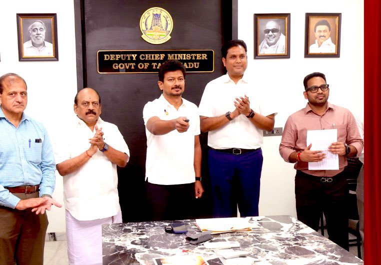 TRBRajaa's tweet image. Wholeheartedly thank our Honourable #DyCM @Udhaystalin avargal on behalf of the shooters in #TamilNadu's #TrapShooting fraternity for having laid the foundation today, for a world-class Trap Range to be built at a cost of Rs. 17.01Crores near Chennai🎉

As a shooter myself I