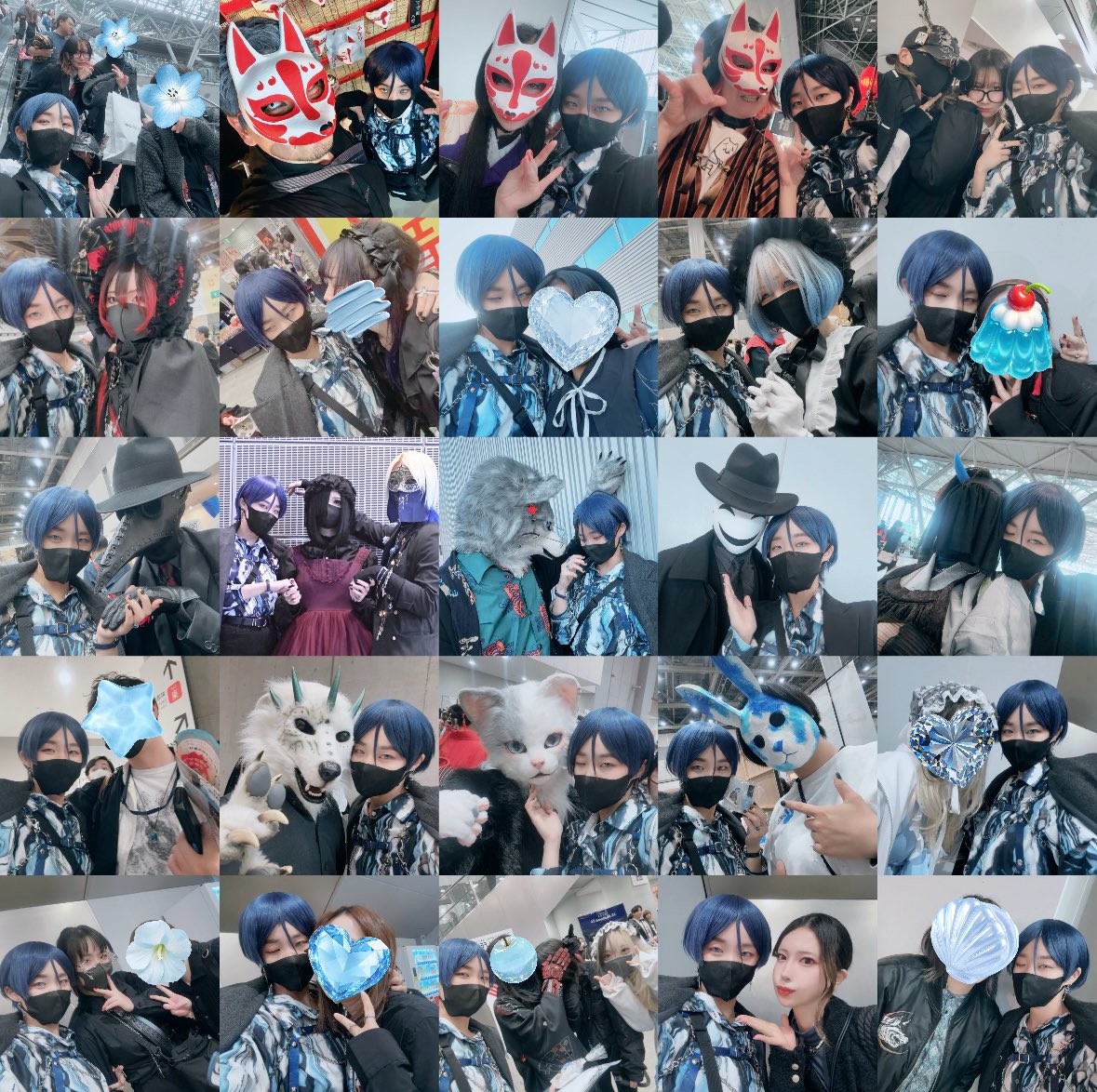 【2025年は大変お世話になりました！】
写真は11月のデザフェスですが、今年は特にケモノジャンルに活動的であり、遠方のイベントにも参加したりと大変アクティブな年となりました🩵🐾
.
皆さまとのご縁を大切に、創作の별くん共々、来年も何卒よろしくお願い申し上げます。🌟
夏目