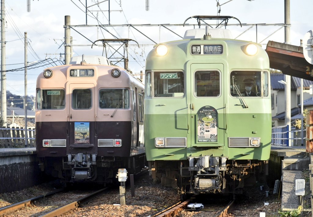 今年2025年撮り納めは蒲郡線復刻塗装6000系統板掲出3種を