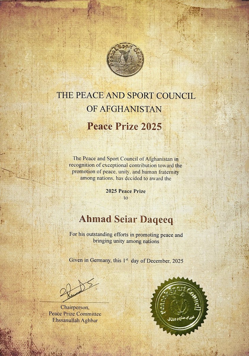 PEACE & SPORT COUNCIL OF AFGHANISTAN tweet media