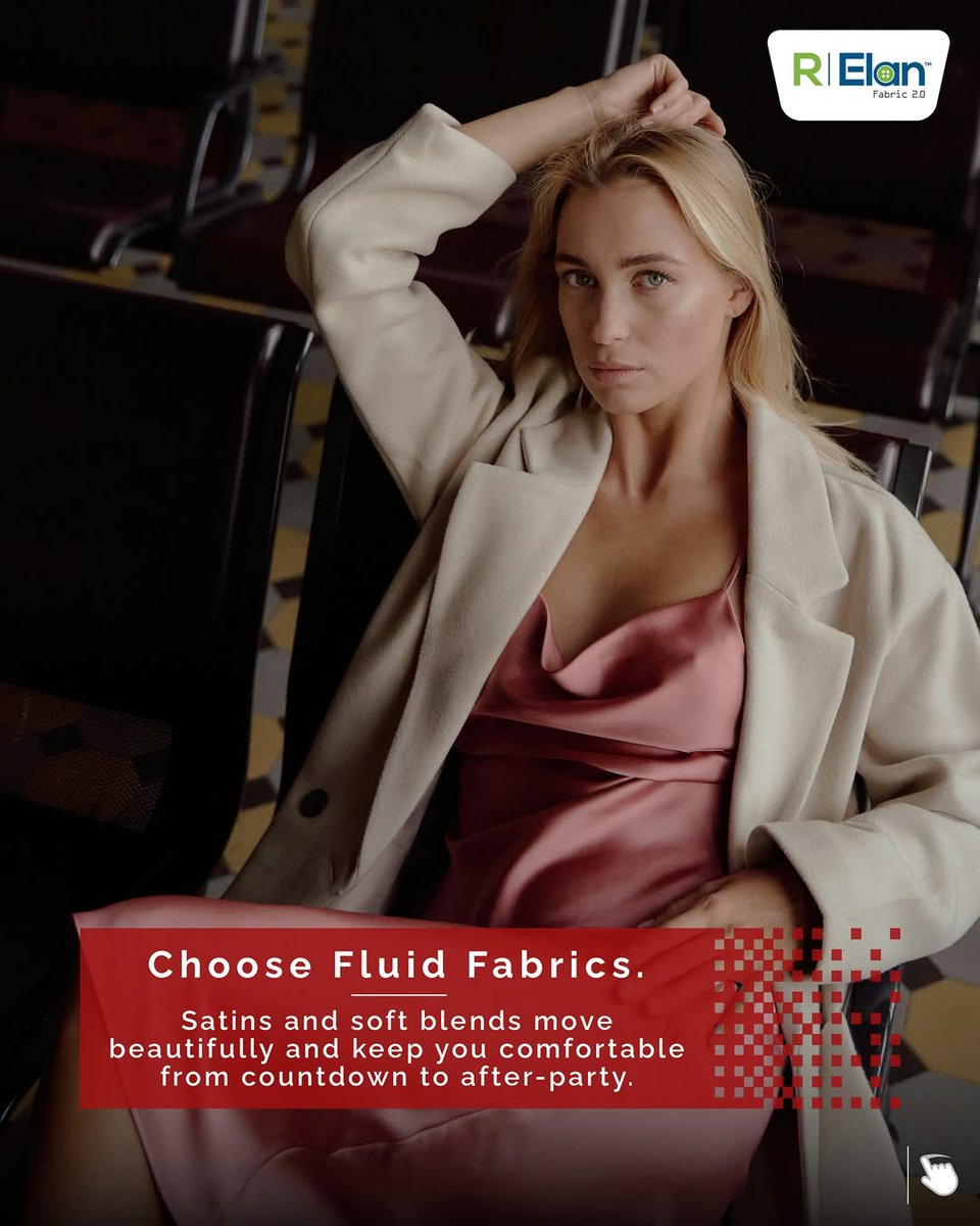 RElanOfficial's tweet image. New year style is about confidence that moves with you. From timeless blacks to fluid fabrics and effortless comfort, every fabric and every style is possible with RElan™️, carrying you into what’s next.
.
.
.
#RElan #FabricOfTheFuture #StylingTip #WomensFashion #NewYearsParty
