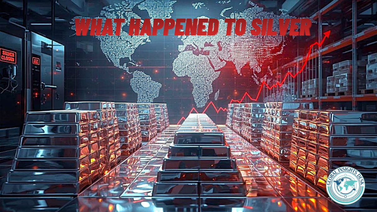 I_Chandan002's tweet image. Why Silver Prices Are Rising - 
A Deep Explanation

Silver prices are rising, but not for the reasons most people think.
This is not speculation, hype, or social media noise.
This is a structural breakdown of the global silver supply system.

For more than five years, silver has