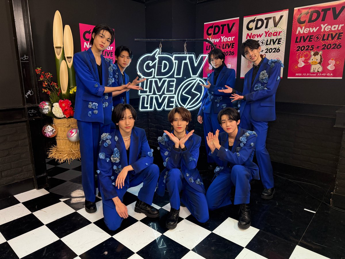 CDTVライブライブ 年越しカウントダウンFes.⚡️ 本番直前ショットで