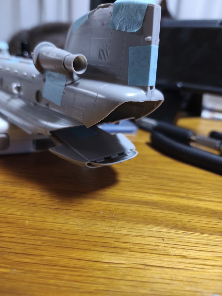 穴空けたぞ！！ さて…これは内装が大変なんだよな(^_^;) 実機みたいよ(TдT)