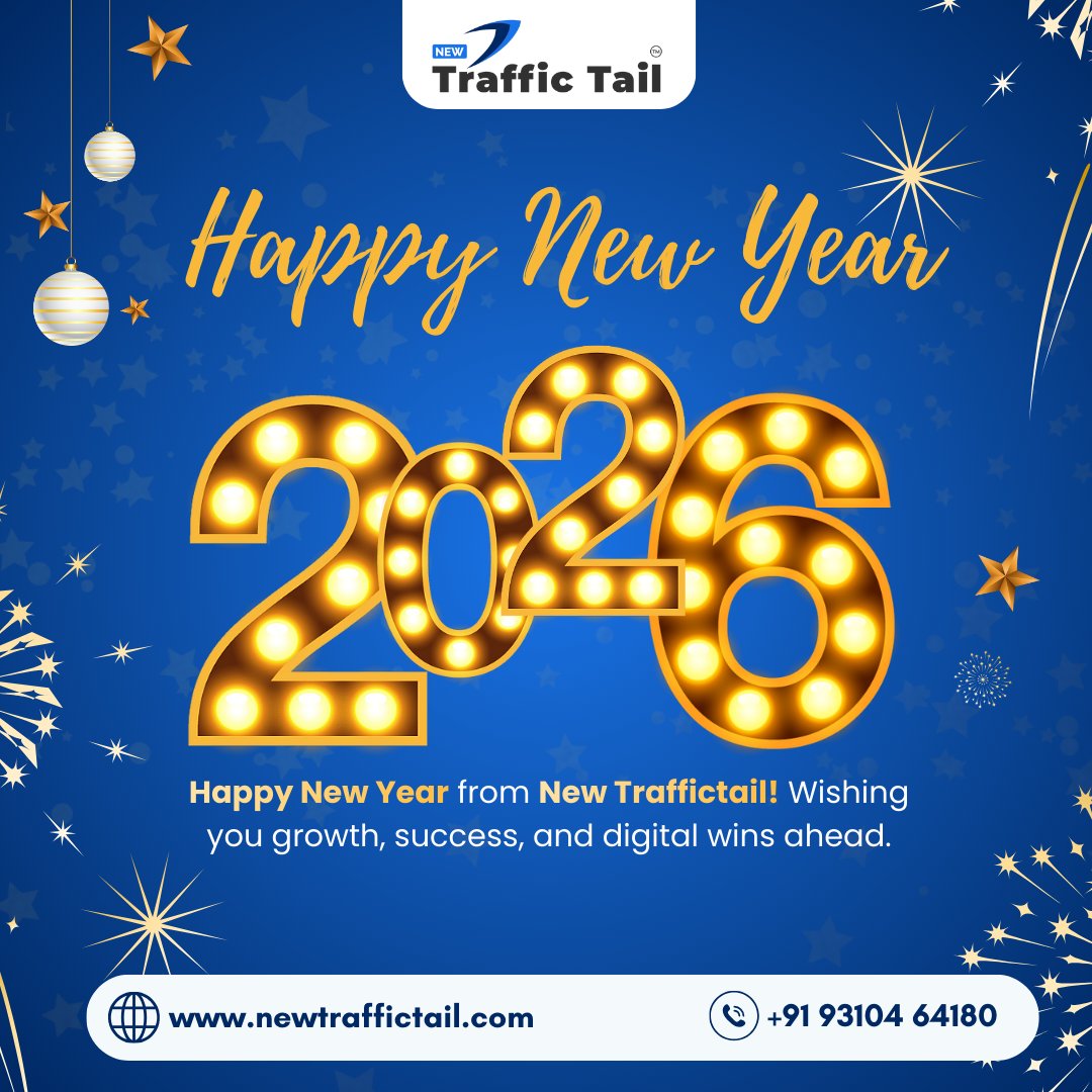 newtraffictail's tweet photo. New Year, New Growth 📈
Let’s make it big together 🚀
#HappyNewYear #NewTraffictail https://t.co/1XptvJvBTt