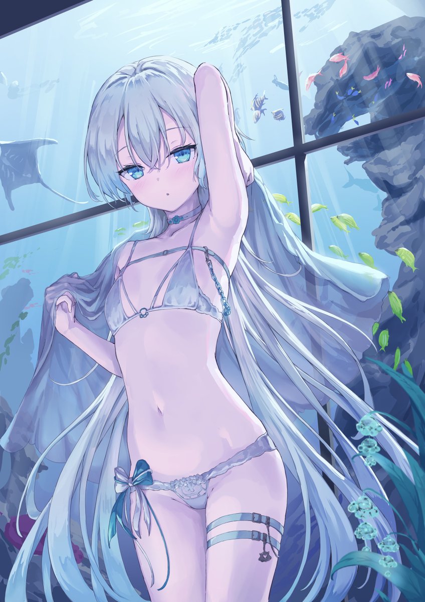 クラゲヘアー🪼 
#今年も残りわずかなので今年一番伸びた絵を貼る