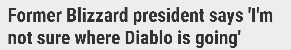 thomasmahler's tweet image. Mike, real talk: You were put in charge of Diablo and you didn't treat it with the respect it deserved.

Diablo used to mean something. Diablo 2 was an utter masterpiece and showed the whole world what western developers could do.

You OK'd turning Diablo into a MTX slot machine…