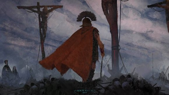 trad_west_'s tweet photo. He speared the side of Christ, and then he became a Saint, a centurion in the armies of God.

Saint Longinus was the Roman Centurion who pierced the side of Christ with a spear to ensure He was dead.

Tradition says he was partially blind. When the blood and water flowed from Jesus' side, it splashed onto his face, instantly restoring his sight. 

He threw down his spear and cried out: "Truly this man was the Son of God!"

The weapon that speared Christ became a relic (The Spear of Destiny), and the man who wielded it became a martyr for the Faith.

Later he was persecuted by the Roman Empire for spreading the faith in Cappadocia.

There he preached Christ crucified and risen, converting pagans, baptizing multitudes. The governor demanded he bow to idols. The soldier of Christ refused.  

He laughed at their lifeless statues: “They are not gods. They cannot save.”

They arrested him, tortured him and took his eyes, a brutal mockery of the vision Christ had given him.   But even in darkness, Longinus stood strong:  “I have seen the truth,” he declared, “and no man can blind me now.”

Still desperate to break him, the governor led Longinus to the temple of the gods, demanding he bow. Before him stood a massive idol, cold and lifeless.  Then they cut out his tongue, thinking they had stolen his voice. But the Heavens defied them, Longinus continued to speak clearly, his words as if carried by God Himself. 

His hand found the hilt of a discarded sword. And with one mighty strike, he cleaved the false god’s head from its body.  As the stone shattered, he roared for all to hear:  “NOW WE SHALL SEE IF THEY ARE GODS OR NOT!”

The Emperor had him martyred for this, but his actions had already converted thousands. 

Saint Longinus was a soldier of Rome, but he died a warrior of Christ, and in that, he won the greatest battle of all.  The battle for his soul.  

Saint Longinus, patron saint of soldiers and converts, pray for us!