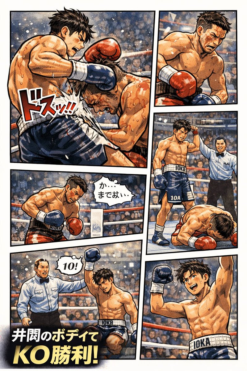 diaryss's tweet image. 井岡選手がボディでKO勝利！
階級を上げても強さは本物だった。
技術と経験が炸裂した完璧なフィニッシュ🔥🥊
#井岡一翔 #ボクシング #KO勝利 #バンタム級