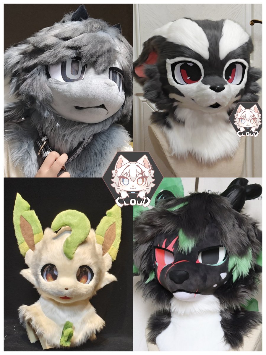2025再见咯，今年感谢各位委托人的信任和喜爱制作了很多毛茸茸🥰💖
#fursuitmaker #fursuit #kemono