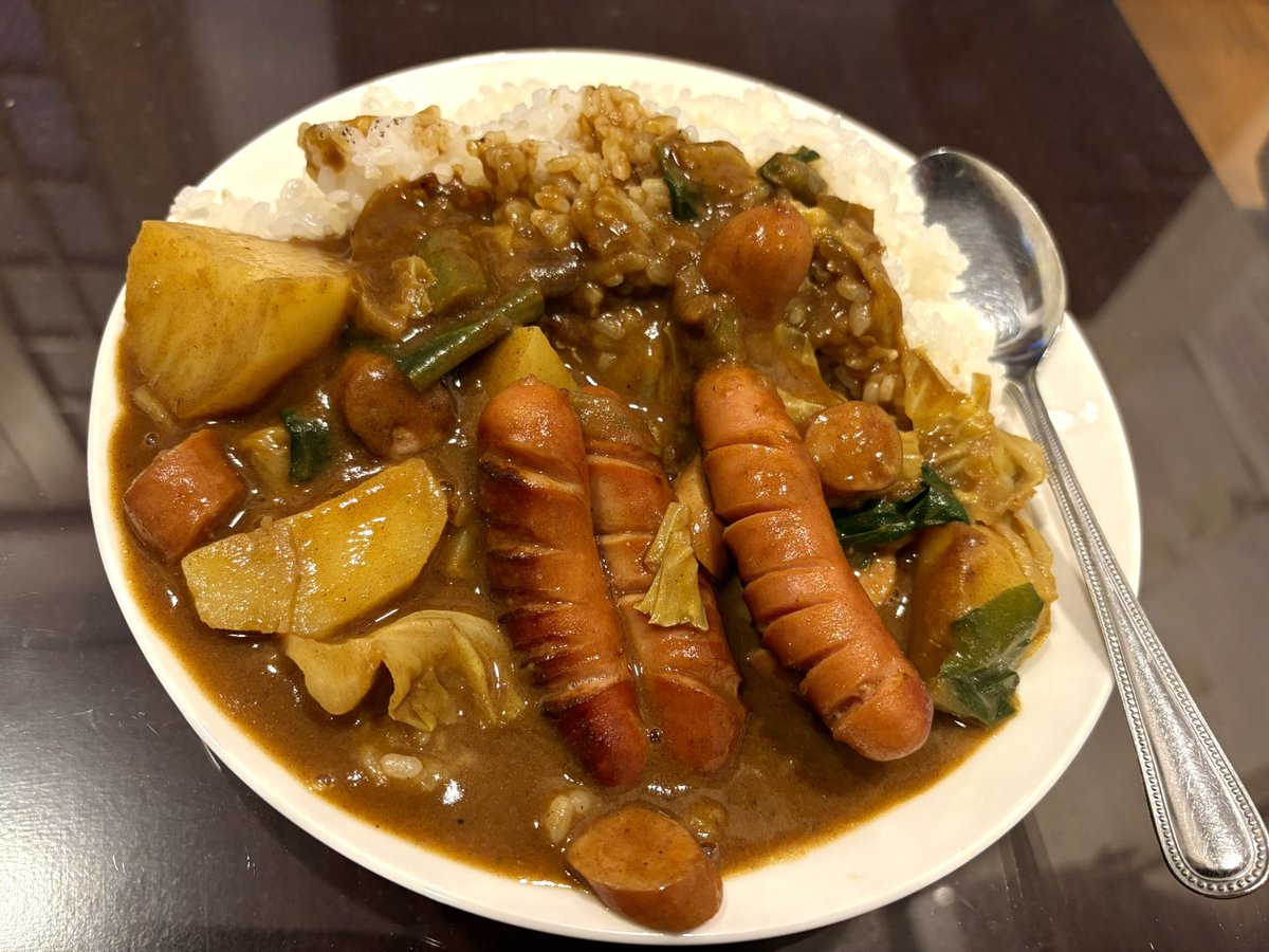 Jun_rec123's tweet photo. 【結論】別に下ごしらえせんでも良かったw

美味かったけどね。ジャワカレー好きやしルーだけで十分と思ったw

#jun_meal https://t.co/nBpay4I482