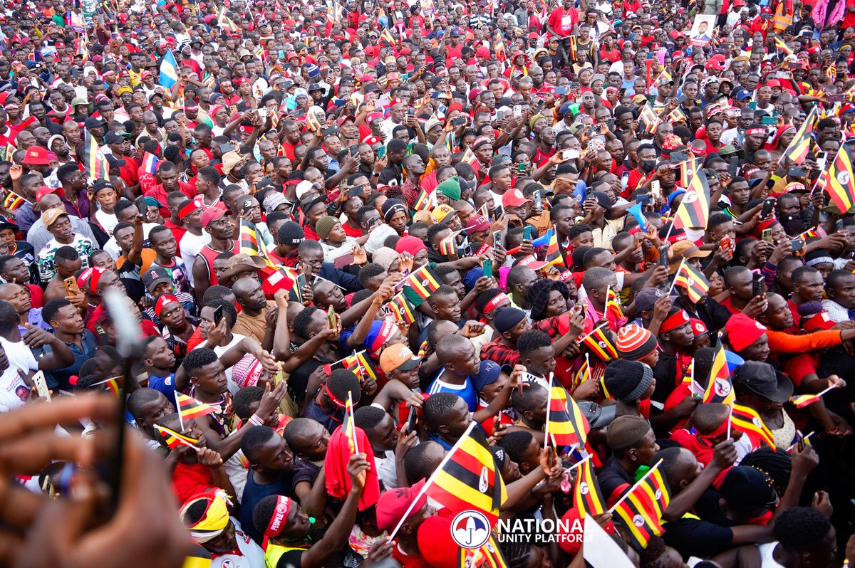 HEBobiwine's tweet photo. Kyitafali playground, Kyanamukaka Bukoto central in Masaka District is where we are having our first campaign rally. Prior to the rally, we opened our party offices within Bukoto central which shall handle our mobilization activities 
#ANewUgandaNow
#ProtestVote2026 
#PeoplePowerOurPower