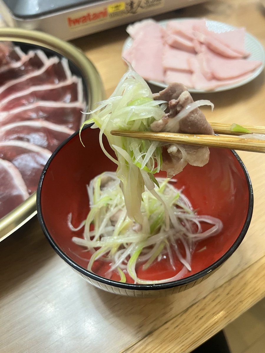 合ってたわ…。成人1人の年間消費量ぐらいのネギだったのに、シメを鴨ネギ蕎麦にしたらペロリ。
鴨肉も抜群に美味しいけど、ネギ無しでは考えられない異次元の体験だった…。