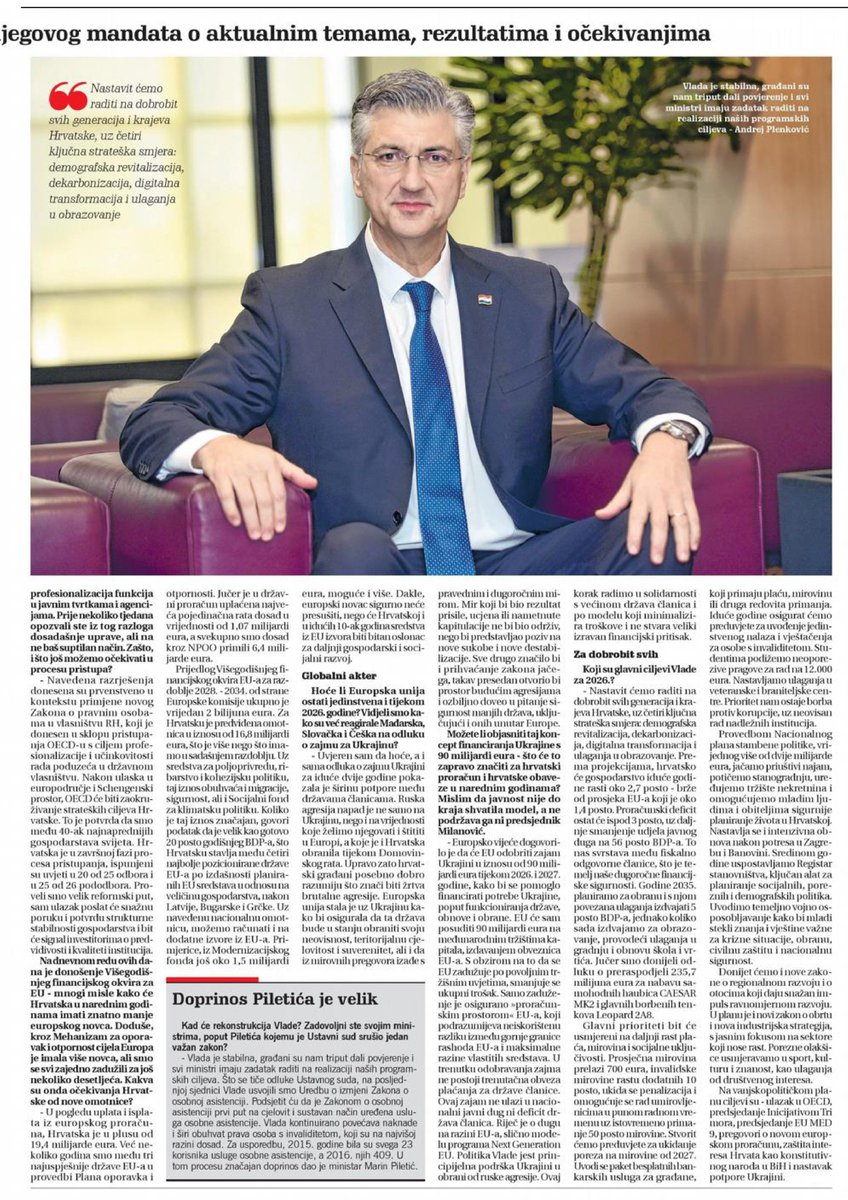 Andrej Plenković tweet media