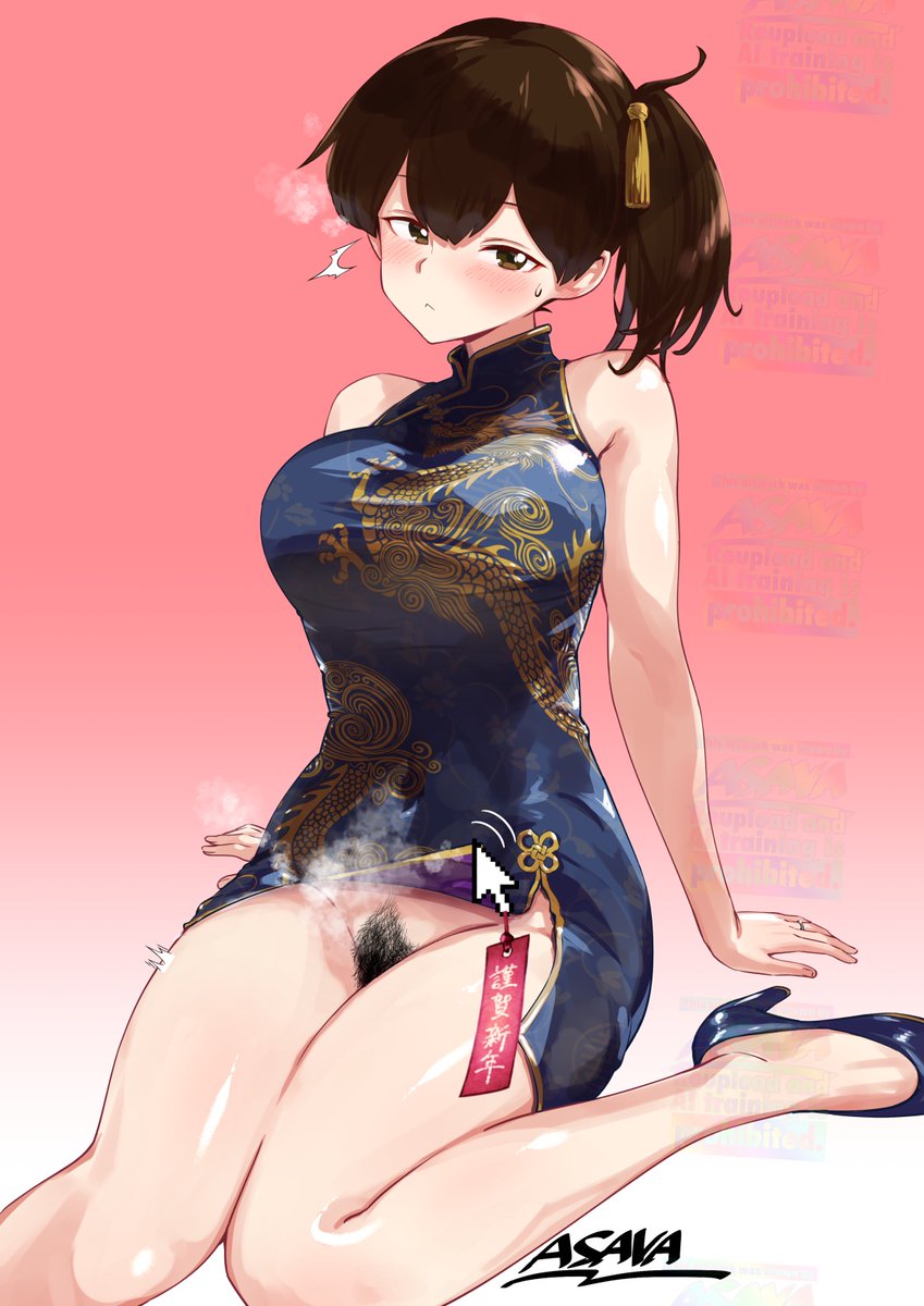 旗袍加賀さんの謹賀新年 