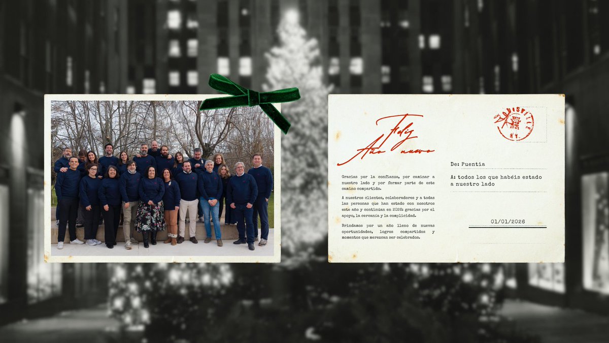 Cerramos un año de retos, aprendizajes y proyectos compartidos y damos la bienvenida a 2026 con la misma ilusión: seguir creciendo juntos. Gracias por confiar, acompañarnos y hacerlo posible. 💫
#Gracias #Bienvenido2026 #SeguimosJuntos #Confianza