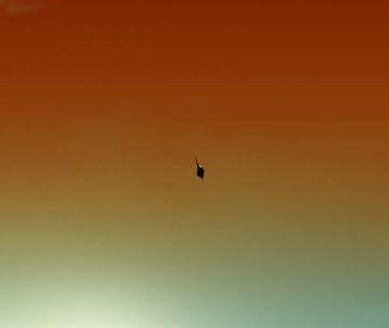 mintchocorin's tweet image. a hole (?) in the sky, a world behind screens, glitching leaves and landscape, a wrong reality, a distant daydream