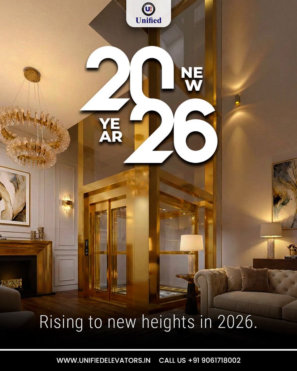 unifiedelevator's tweet photo. This New Year, let every floor of your home feel the same warmth.
A home elevator isn’t luxury — it’s care, respect, and love for family.

2026-ൽ, നിങ്ങളുടെ വീട്ടിലെ ഓരോ നിലയിലേക്കും സ്നേഹം പരക്കട്ടെ സ്നേഹം മാത്രം പരക്കട്ടെ...!!
Happy New Year  to all.

#HappyNewYear2026 https://t.co/UkjmpZUB8t