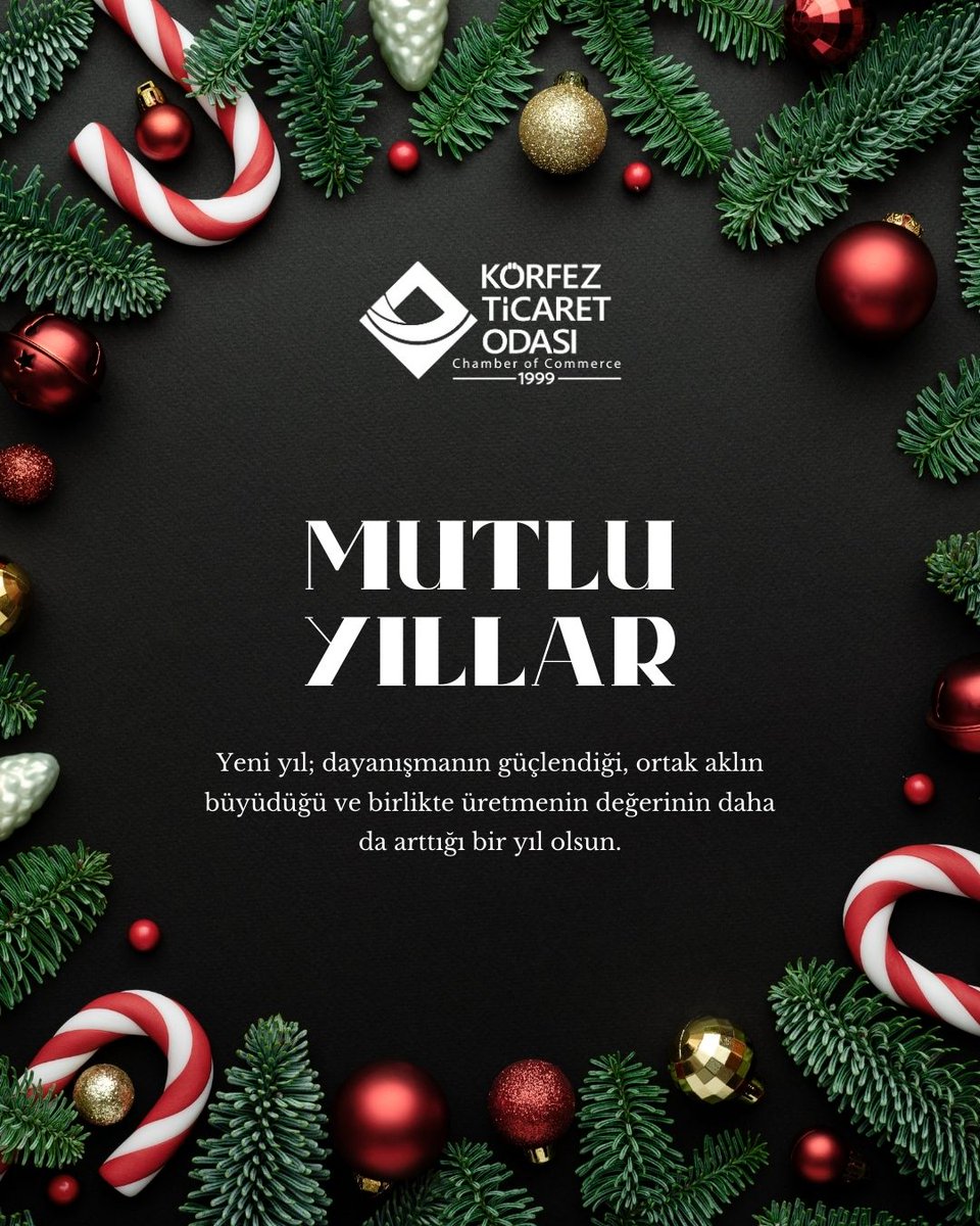 Yeni yıl; dayanışmanın güçlendiği, ortak aklın büyüdüğü ve birlikte üretmenin değerinin daha da arttığı bir yıl olsun.

Birlik ve beraberlik içinde, şehrimiz ve ülkemiz için çalışmaya; umutla, kararlılıkla ve aynı hedefe yürümeye devam edeceğiz.