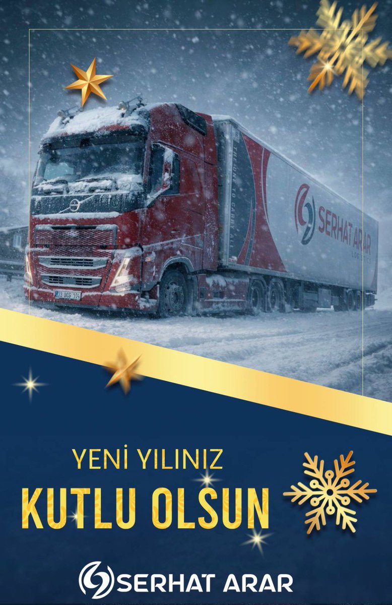 serhatarar1's tweet photo. #serhatararnakliyat #mersin #transport #almanya #hollanda #belçika #isviçre #fransa #logistics #gürcistan #azerbeycan #ermenistan #ıraQ #iran 
#Theonetocarryall
#volvotrucks
#express
#cargo
#yılbaşı2026 https://t.co/yt8s5GgjLD