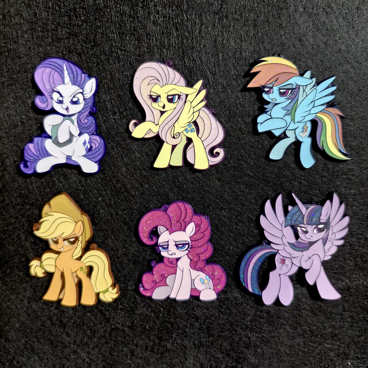 WUYouJm's tweet image. Mean six #mlp #pins