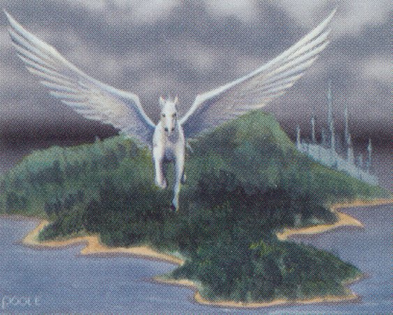 Today is day 112 of 365 of posting beautiful art featured in the Premodern format. #Premodern #PremodernMTG #MTGArt

Card: Island Sanctuary 
Release: Limited Edition Alpha (1993)
Art by: Mark Poole