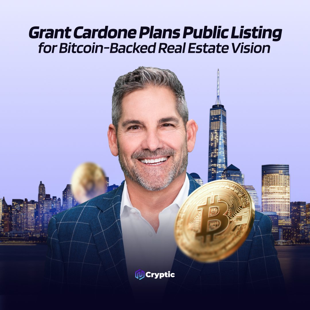 🚨LATEST: Billionaire investor Grant Cardone says he plans to take his  company public in 2026 with the goal of building a Bitcoin-focused real  estate business.