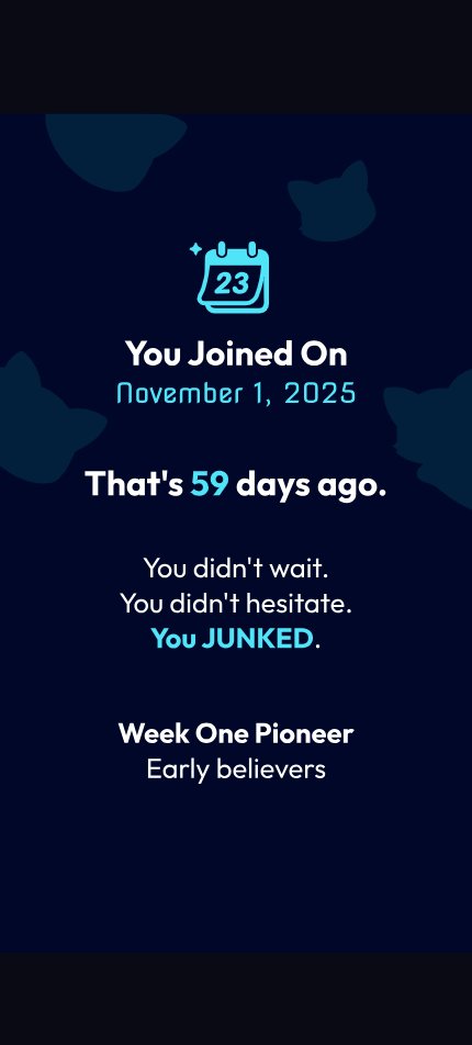 It's time to show the world what the first Junkies built with <a href="/junkfun_/">junk.fun</a> 🌍✨
Open your Junk Fun Wrapped 2025, share your card, and secure your seasonal point bonus.
🔗 junk.fun/wrapped
#JunkFunWrapped #Solana