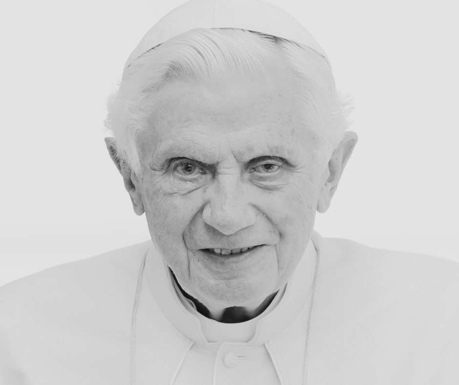 We remember Pope Benedict XVI on the anniversary of his death. Requiescat in pace.