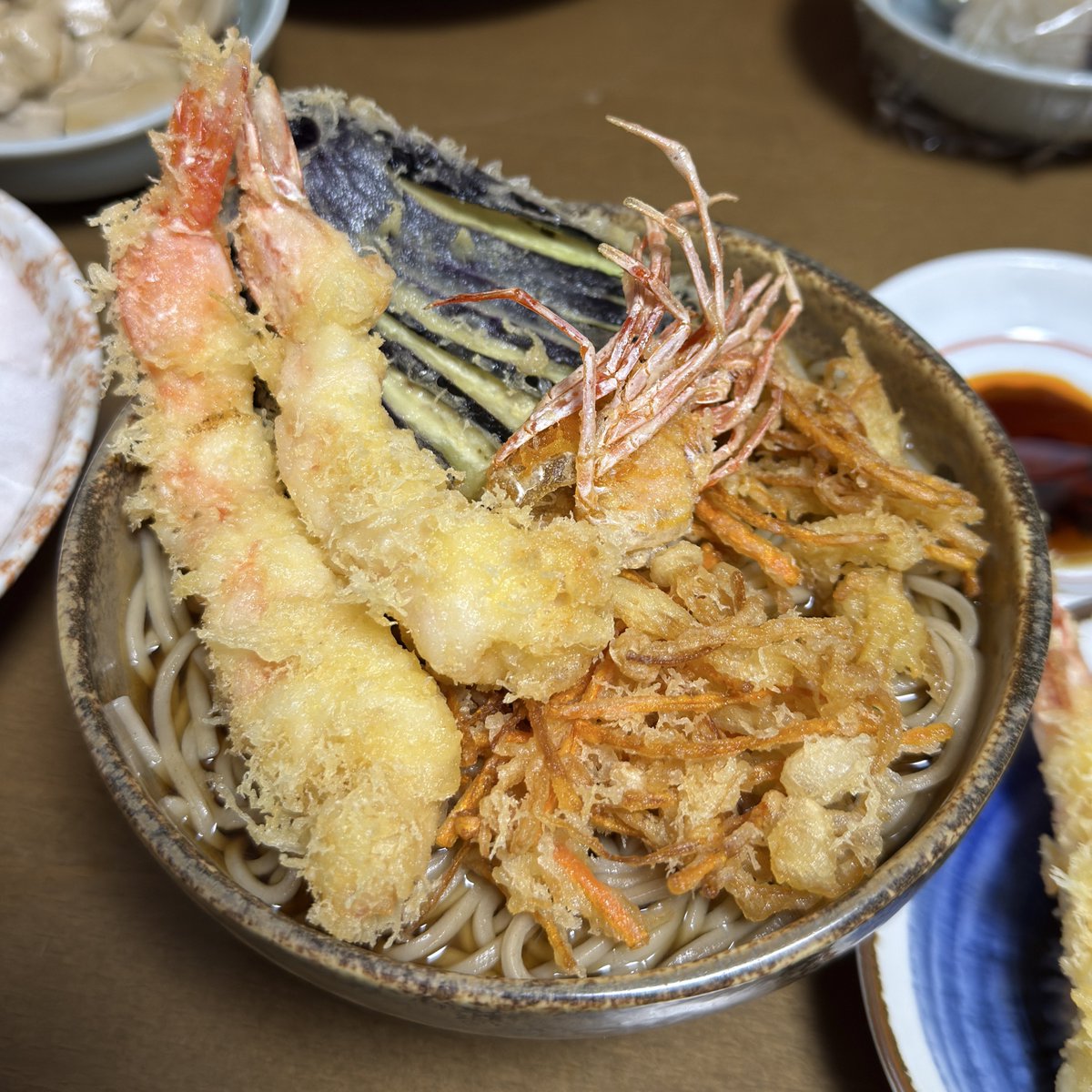 年越しそばも食べました！ζζ