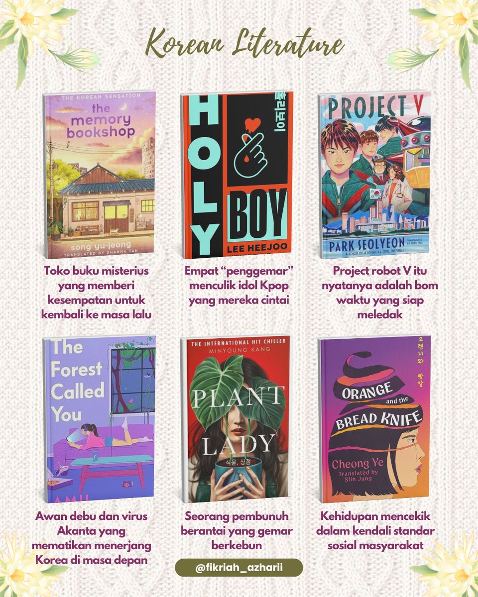 Lovaren_'s tweet image. 2026 J-Lit &amp;amp; K-Lit Releases I'm Excited For! 🇯🇵🇰🇷

Buku-buku karya penulis Jepang dan Korea yang akan terbit terjemahan bahasa Inggrisnya di tahun depan! 🎉

Aku kumpulin dalam satu postingan agar ingat pengin baca apa aja 👀

Lengkapnya mampir ke:
instagram.com/p/DS7Q7Euki3A/…