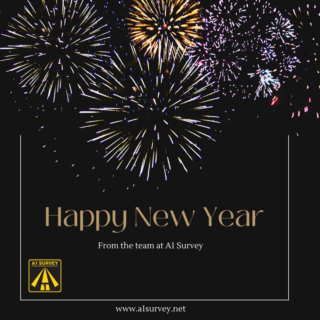 🎉 Happy New Year from A1 Survey! 🎉
Here’s to a successful, safe, and productive 2026 🥂

Thank you for your continued support — we look forward to working with you in the year ahead!

#HappyNewYear #A1Survey #Welcome2026 #Surveying #ConstructionTech
