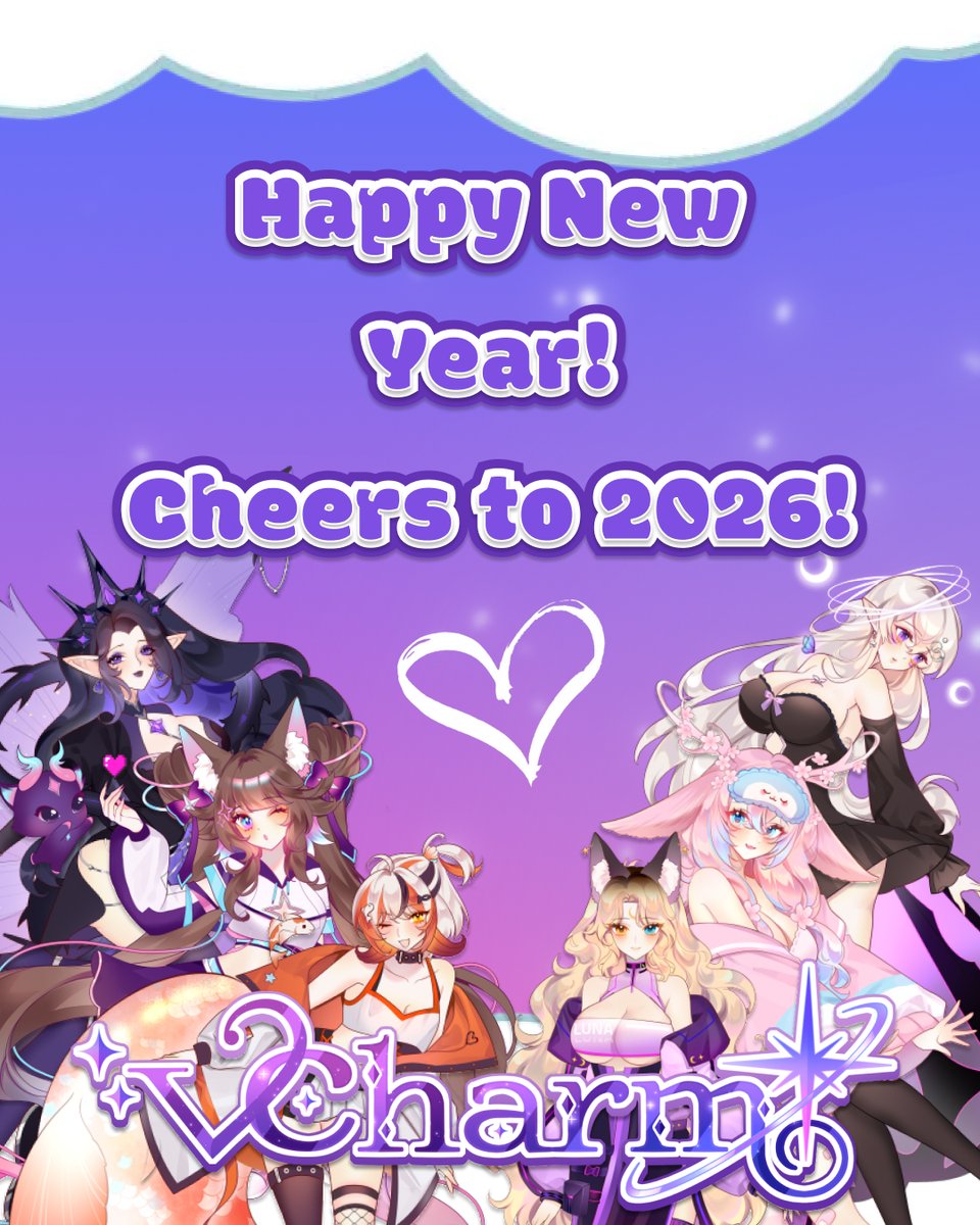✧･ﾟ:* Happy New Year Charmies ! *:･ﾟ✧
 
Thank you all for an amazing year! We are so grateful for all of the love and support through this year!
 
Be kind, be sweet, and be Girlypop!