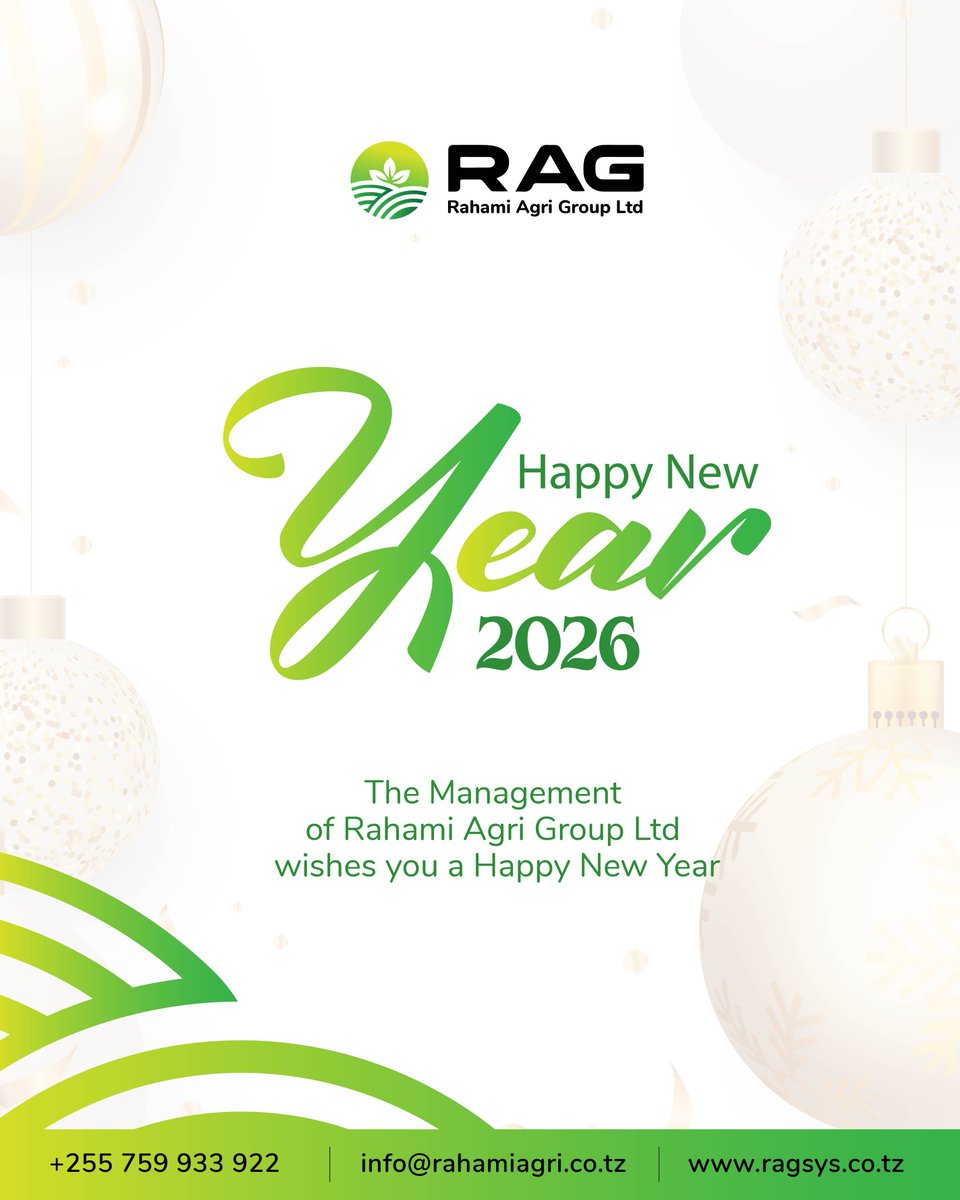 RahamiAgriGroup's tweet photo. As the year comes to an end, we are grateful for every person who walked this journey with us, our team, partners, farmers, and supporters.

 Thank you for being part of our story, and here’s to moving forward together.

#Grateful #EndOfYear #ThankYou #Teamwork #Communit https://t.co/dSOh2Xnjp6