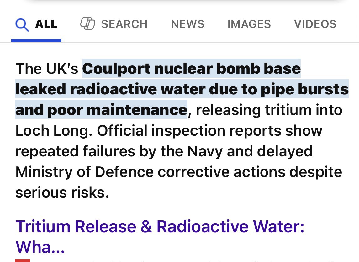 As the year draws to a close, let’s not forget what happened at #Faslane this year.
A class A nuclear safety incident, and the cover up she’s involved in, not a word said.
The people she ‘serves’ deserves to be treated better.
Vote <a href="/theSNP/">The SNP</a> vote <a href="/STrayn0r/">Sophie Traynor</a> 

navylookout.com/royal-navy-sub…